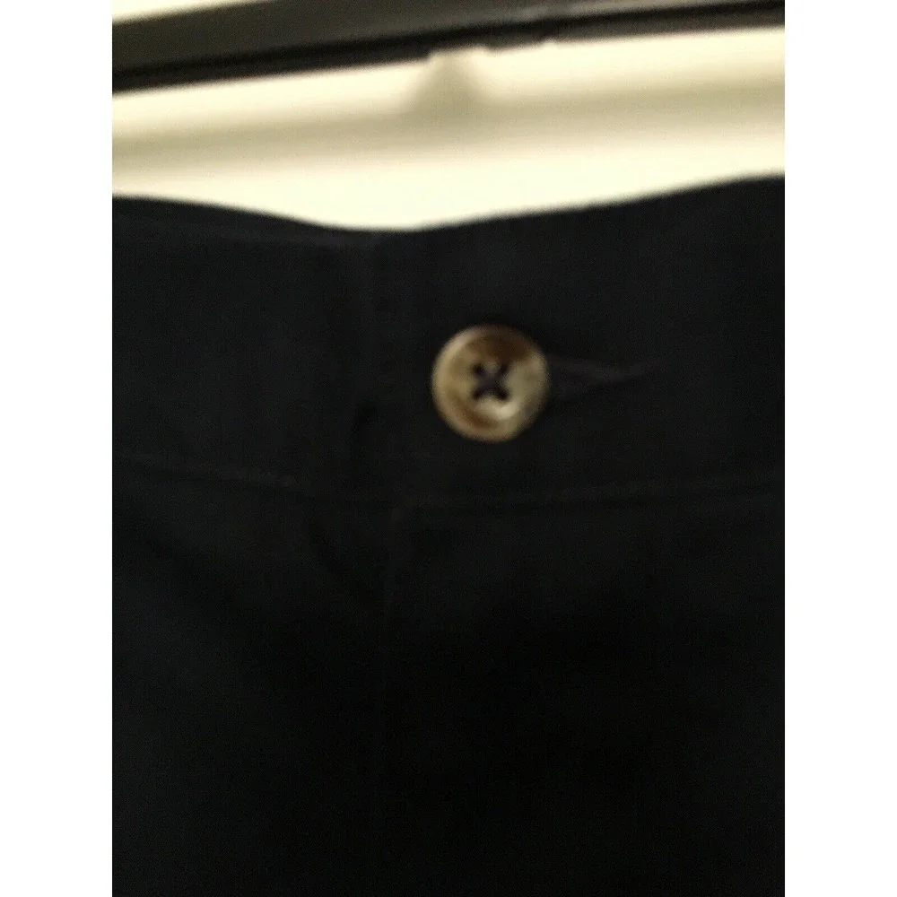 Basic Editions Men's Big & Tall Pleated Front Capri Pants Size 42 Blue